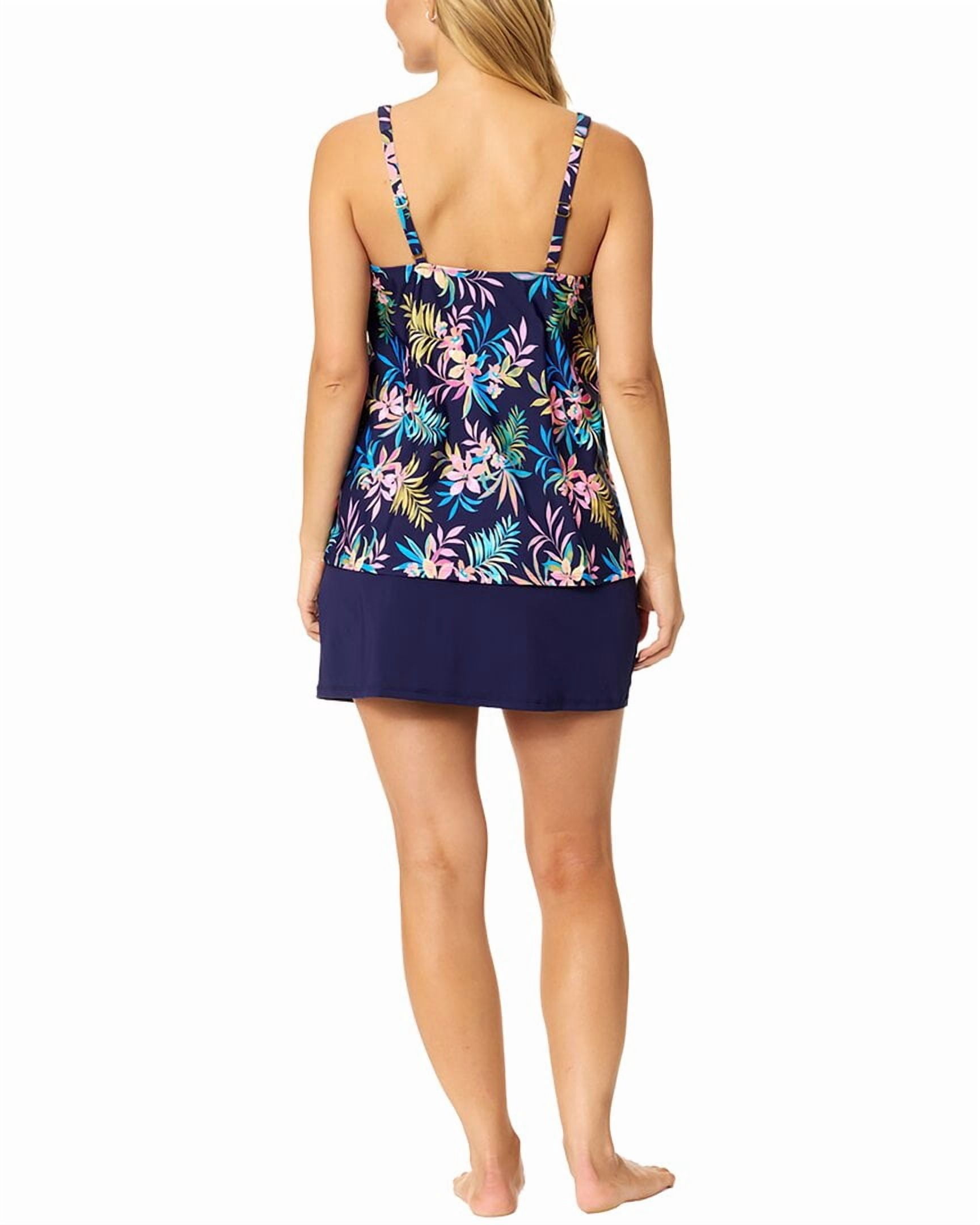 Women's Leilani A720039 Solids Control Skirtini Swim Bottom (Leilani Navy 8)