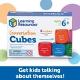 thumbnail image 4 of Learning Resources Conversation Cubes, Social Dice, Ages 6+, 4 of 7
