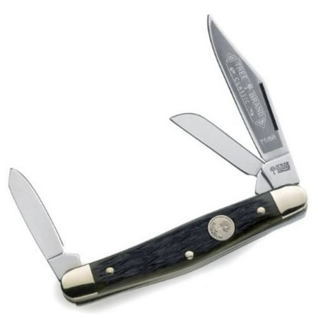 Bone Stockman Knife - Boker Green Bone Med Stockman Pocket Knife Multi-Colored