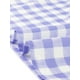 thumbnail image 5 of Vestido Gingham con Fruncido Inspire Chic para Mujer, Cuello Cuadrado, Con Abertura Lateral, Vestidos de Cuadros Casual, L Púrpura, 5 of 6