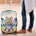 thumbnail image 4 of Welcome Spring Fairy Yorkshire Terrier in Flower Meadow Travel Luggage Cover Yorkie Dog Lover Gifts Suitcase Dust Protective Decor - 13002, 4 of 5