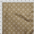 thumbnail image 4 of oneOone Cotton Flex Brown Fabric Asian Block Floral Sewing Craft Projects Fabric Prints By Yard 40 Inch Wide, 4 of 4