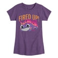 thumbnail image 3 of Frozen 2 - Fired Up - Toddler And Youth Girls Short Sleeve Graphic T-Shirt, 3 of 5