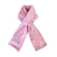 thumbnail image 2 of Bufanda de felpa con bolsillo con cremallera, cálida y resistente al viento, ideal para escalada y artículos pequeños. rosa, 2 of 8
