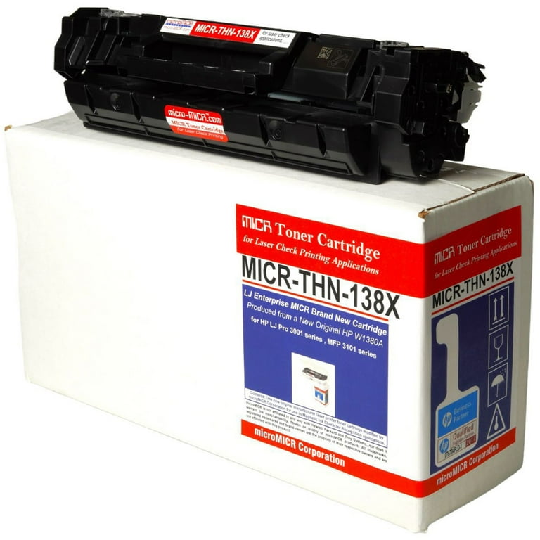 microMICR MICR High Yield Laser Toner Cartridge - Alternative for HP 138A, 138X (W1480A) - Black - 1 Each - 4000 Pages microMICR MICR High Yield Laser Toner Cartridge - Alternative for HP 138A, 138X (W1480A) - Black - 1 Each - 4000 Pages
