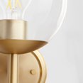 thumbnail image 2 of 578-1-80 Quorum Lighting Lyon - 1 Light Wall Mount In contemporary Style-10 Inches Tall and 6.75 Inches Wide-Aged Brass Finish, 2 of 3