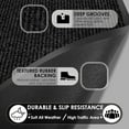 thumbnail image 4 of Bestvue Front Door Mat Indoor Entrance Outside Floor Doormat Entryway Welcome Mats Commercial Non Slip Rubber Backing Heavy Duty Trap Dirt Moisture for High Traffic Area 2′ x 9′, 4 of 7