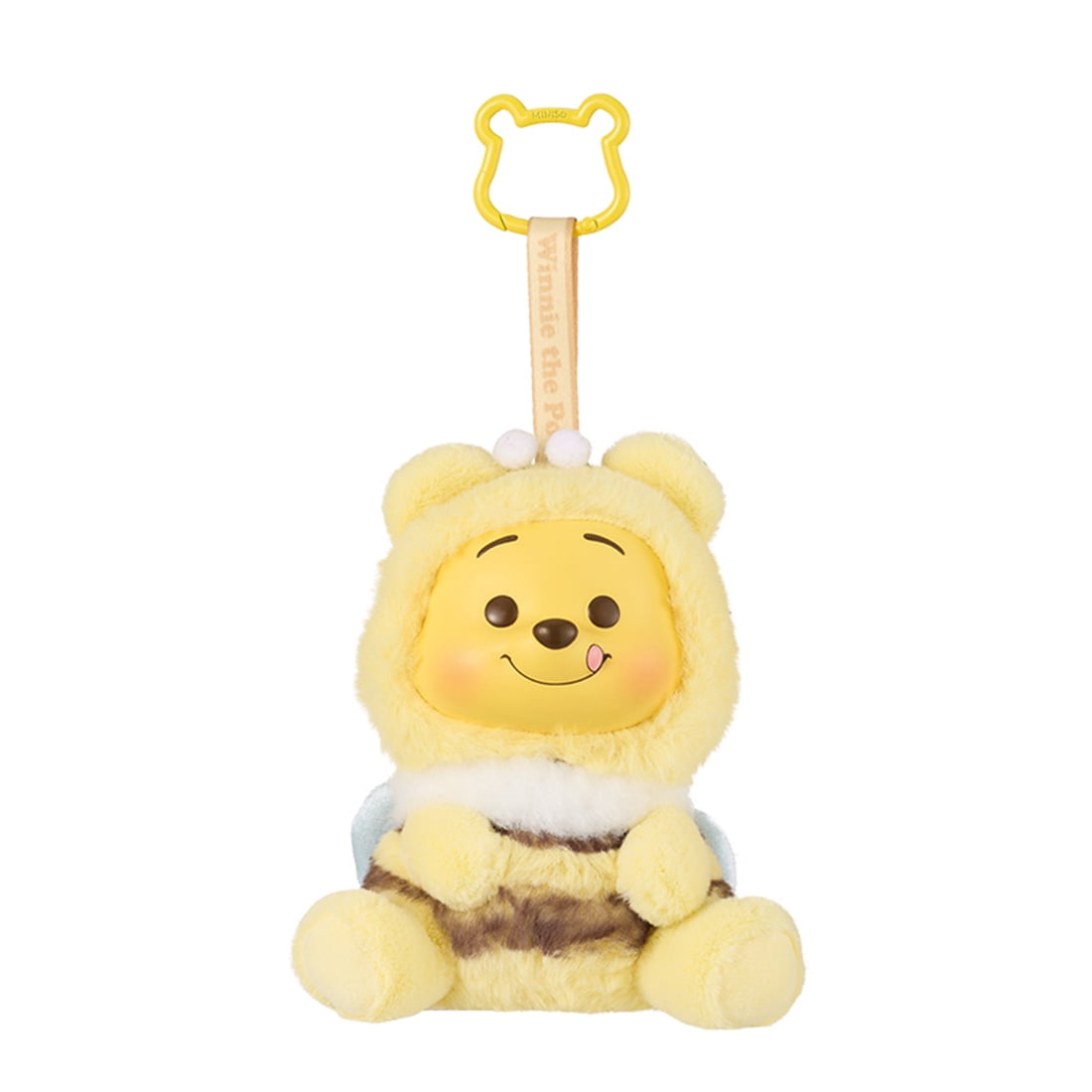 MINISO Disney Winnie the Pooh Naughty Party Blind Box, Vinyl Plush Pendant Collectible Toy, Random One Piece