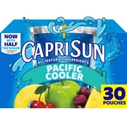 Capri Sun Pacific Cooler Mixed Fruit Juice Box Pouches, 30 ct Box, 6 fl oz Pouches