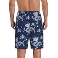 thumbnail image 3 of Kdxio Dragon Print Mens Sleep Shorts Bottoms Soft Comfy Pajama Wear Pants with Drawstring Pockets, 3 of 7