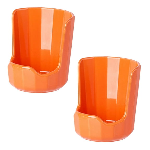 Spoon Holder For Stove Top, Kitchen Utensil Holder,  Utensil Organizer for Spoons, Chopsticks, Pot Lids, Countertop Storage for Kitchen -Orange-Set of 2