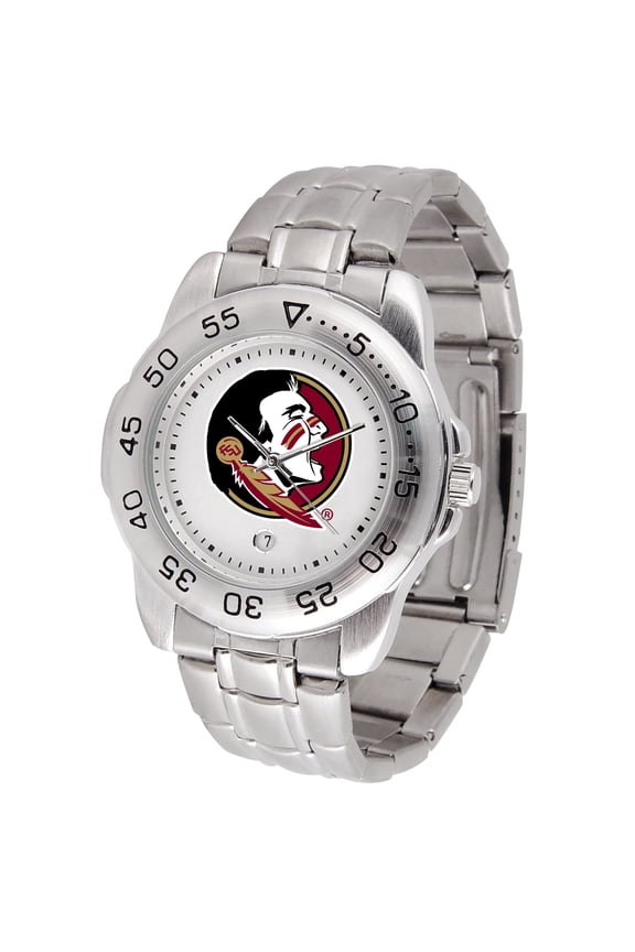 White Florida State Seminoles Sport Steel Watch