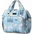 thumbnail image 1 of Newborn Multifunction Diaper Bag Tote Waterproof Bag Travel Baby Gifts Registry Baby Stuff Diaper Backpack, 1 of 4
