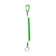 thumbnail image 1 of Cordón retráctil seguro en espiral, cordones de pesca antideslizantes con mosquetón, llavero, accesorios para alicates, caza al aire libre verde, 1 of 9