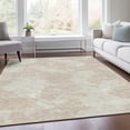 thumbnail image 6 of HomeRoots 676997 9 x 12 ft. Beige & Ivory Abstract Transitional Washable Machine Made Rectangle Area Rug with UV Protection, 6 of 9