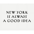 thumbnail image 2 of Straatsma, Leah 24x20 White Modern Wood Framed Museum Art Print Titled - NEW YORK GOOD IDEA, 2 of 4