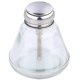 thumbnail image 3 of 1pc Thickened Glass Bottle Cleanser Storage Holder Sanitizer Container Alcohol Dispenser for Home Shop (180ml Metal Core), 3 of 3