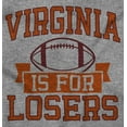 thumbnail image 2 of Virginia for Losers Funny Rivalry Plus Size Crewneck Graphic Tee Shirt Brisco Brands 2X, 2 of 5