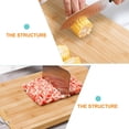 thumbnail image 5 of ULTNICE Bamboo Board for Kitchen Synthetic Material Cutting Board Multi 1Pcs, 5 of 8