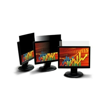 3M PF240W9B 16:9 Aspect Ratio Frameless Blackout Privacy Filter for 24 in. Widescreen Flat Panel Monitor
