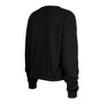 thumbnail image 3 of Women's New Era  Black New Orleans Saints Sport Night Thermal Long Sleeve Cropped-T-Shirt, 3 of 3