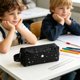 thumbnail image 1 of Estuche de lápices para niños de gran capacidad con almacenamiento multicapa, diseño portátil de mano, tela duradera, para estudiantes de primaria, niños y niñas., 1 of 8