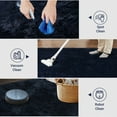 thumbnail image 4 of Garvee 2x8ft Area Rugs, Soft Fluffy Area Rugs Shag Rug Indoor Floor Mat for Living Room Bedroom Decor Carpet, Dark Blue, 4 of 6