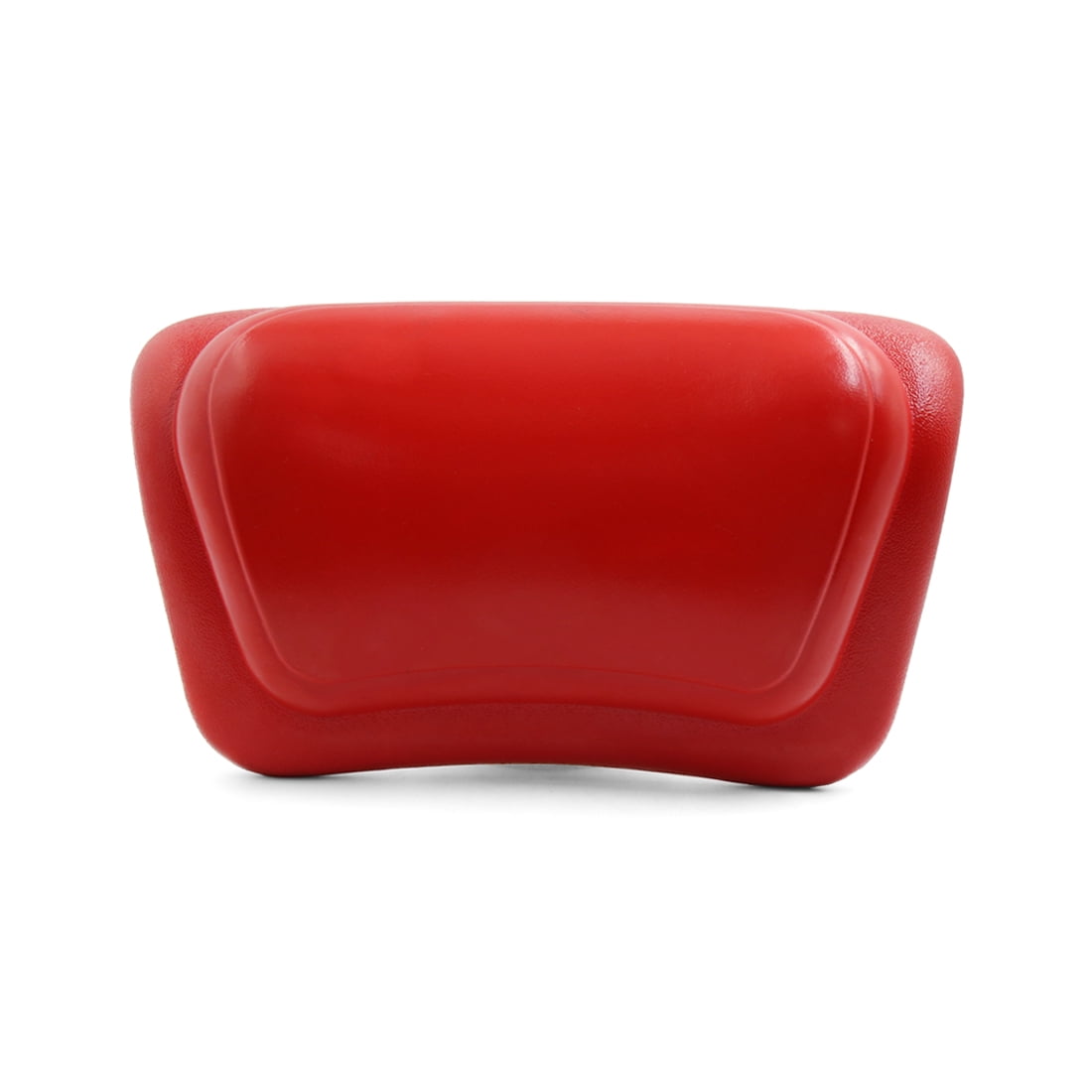 Luxury Bathtub Tub Spa Bath Pillow with Suction Cups Red 
