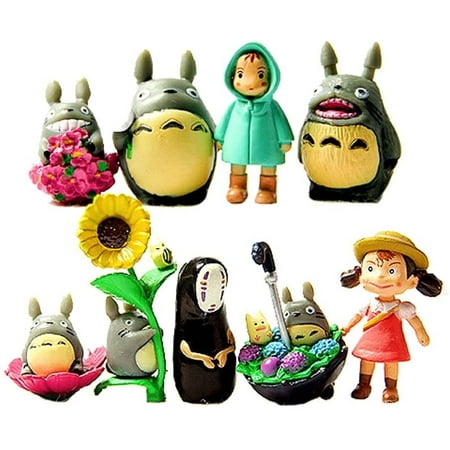 9 Pcs/Set My Neighbor Totoro Mini Figure DIY Micro Landscape Garden Resin Decoration