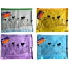 Pencil Pouch Fabric Back With Clear Print Case Pack 48