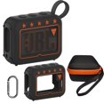 thumbnail image 1 of Accesory JCHPINE Funda de silicona y funda rígida de viaje para altavoz Bluetooth ultraportátil JBL Go 4, 1 of 8