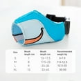 thumbnail image 6 of Joernso Dog Muzzle Adjustable Anti Biting Barking Mouth Guard Cover Breathable Drinkable Cartoon Print Pet Muzzle for Small Large Dogs, 6 of 8