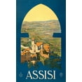 thumbnail image 2 of Studio W 13x18 Black Ornate Wood Framed with Double Matting Museum Art Print Titled - See Assisi, 2 of 4