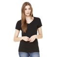 thumbnail image 1 of BELLA + CANVAS T-Shirt à Manches Courtes Col en V pour Femmes, 1 of 1