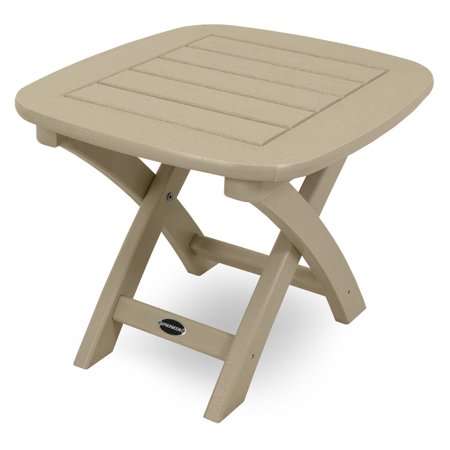 Polywood Reg Nautical Recycled Plastic Outdoor Side Table
