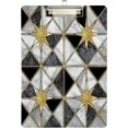 thumbnail image 2 of GZHJMY Abstract Geometric Modern Marble Acrylic Clipboard Letter Size 9" x 12.5" Decorative Clipboard with Low Profile Gold Metal Clip for Office School Student Women Whiteboard Clipboards, 2 of 7