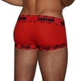 thumbnail image 4 of B91xZ Boxeurs pour Hommes en Coton Extensible Évacuant l'Humidité avec Poche, Rouge m, 4 of 5
