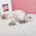 thumbnail image 3 of Cat Toy Mouse for Indoor Cats Sisal Mice with Bell - 3 Pack, 3 of 7