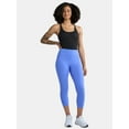 thumbnail image 2 of Avia Women's SoftSculpt Ruched High Rise Capri Leggings, 21" Inseam,Sizes XS-XXXL, 2 of 7