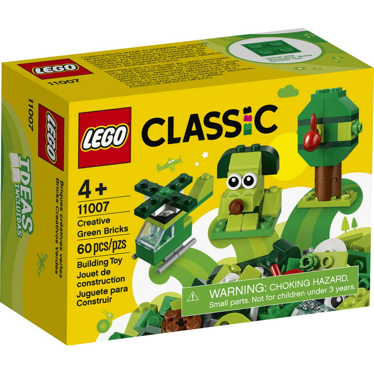 Building Block Lego Vert pour PlayTRAY - Inspire my play