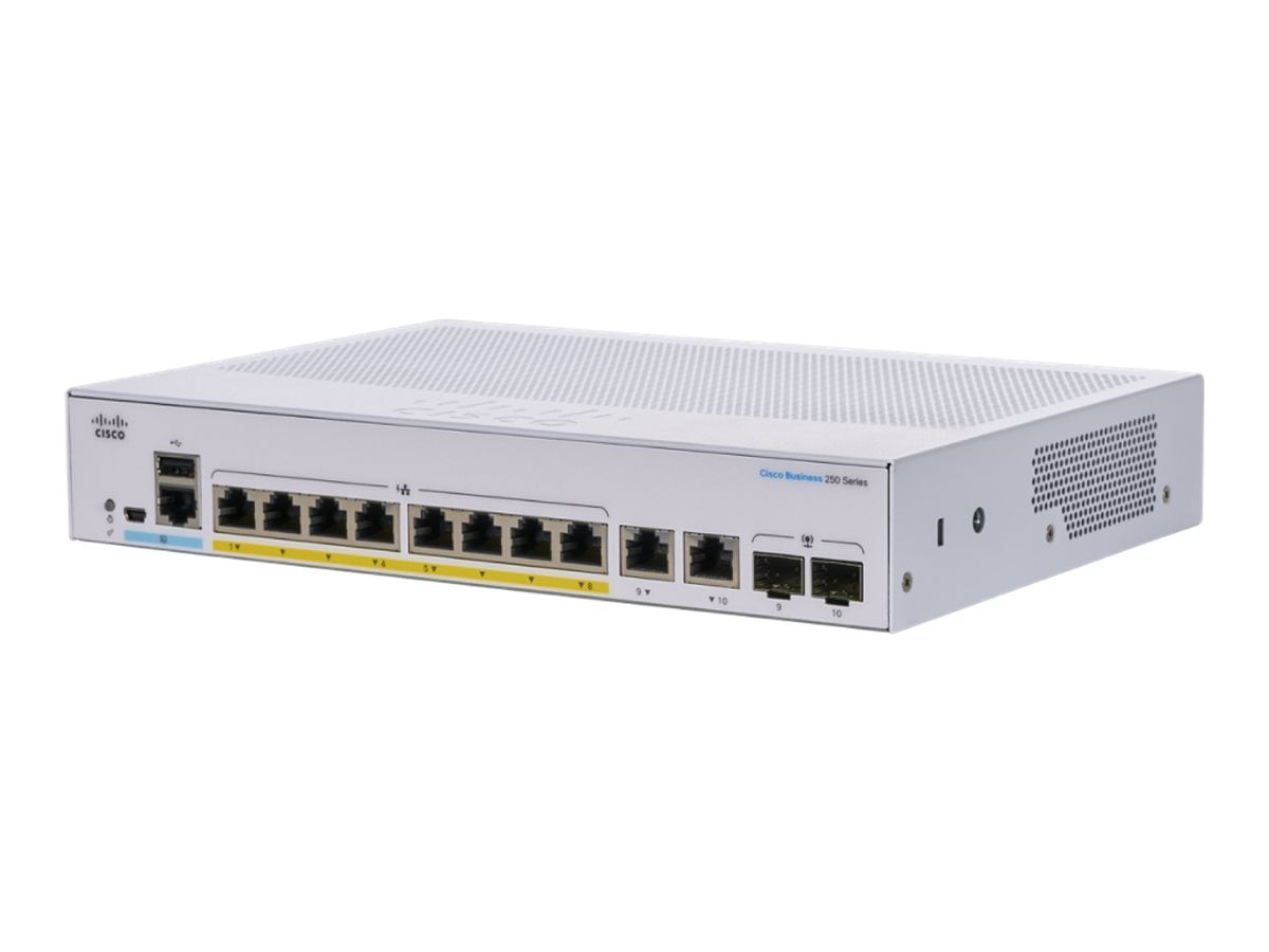Cisco Business 250 Series 2508PPE2G Switch L3 smart 8 x 10