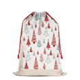 thumbnail image 3 of Christmas Bags Drawstring,Multicolor Christmas Tree Pattern Large Xmas Christmas Gift Bags,Reusable for Xmas and New Year Party Favors and Supplies,27.6" X 19.7", 3 of 6