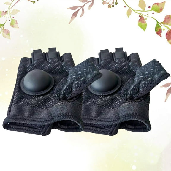 GOOHOCHY 1 Pair Volleyball Training Gloves Professional Volleyball Gloves Hand Type Correction Aid Volleyball Training Equipment for Sporter (Black Teenager Style)