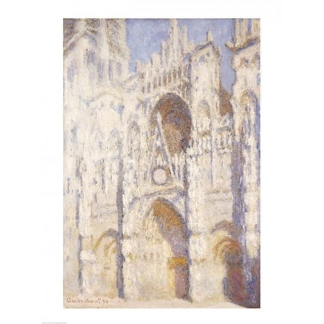 Posterazzi BALCH376827 Affiche Cathédrale Rouen par Claude Monet - 18 x 24 Po.