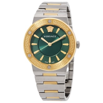 Pre-Owned VERSACE Medusa Coin Motif Quartz Watch, Gold and  display picture 2