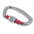 thumbnail image 1 of LOVIVER Aluminum D- Screw Locking Carabiner, 25KN, Lightweight, Strong for Climbing, 1 of 7