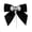 Black, variant on DARING DIVA Women's Velvet Faux Pearl Rhinestone Bow Tie Black