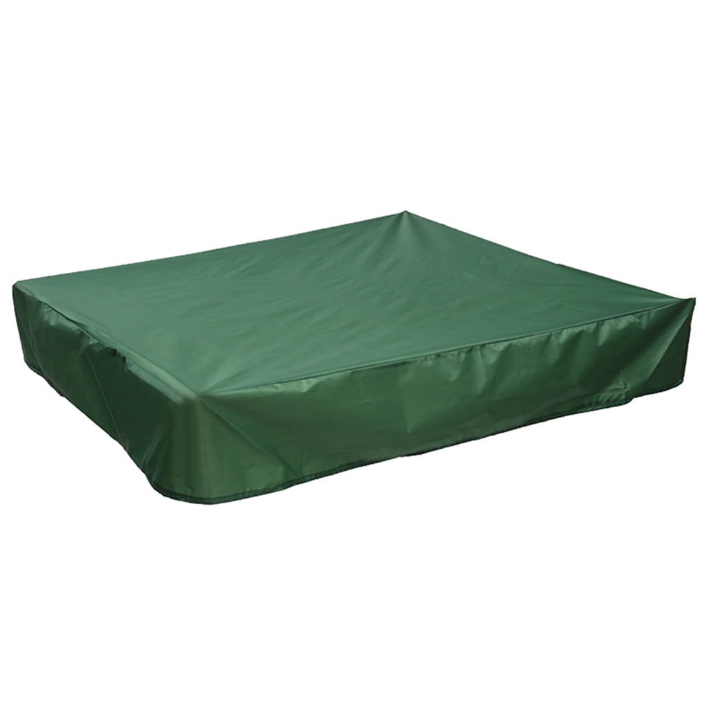 Avoid The Sand and Toys Contamination Funarrow Green Sandbox Covers with Drawstring Multi-Purpose Waterproof Poly Tarp Cover Cover Pool Cover 95 UV Protection Dustproof 