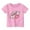 Pink, variant on Girls Shirts Toddler Baby Boys Girls Top Short Sleeve Casual Rugby Football Printed