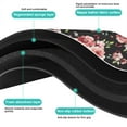 thumbnail image 6 of Botanical Garden Large Floral Dog Bowl Mat - Waterproof Pet Food Mat with Floral and Bee Artwork, Non-Slip, 6 of 7